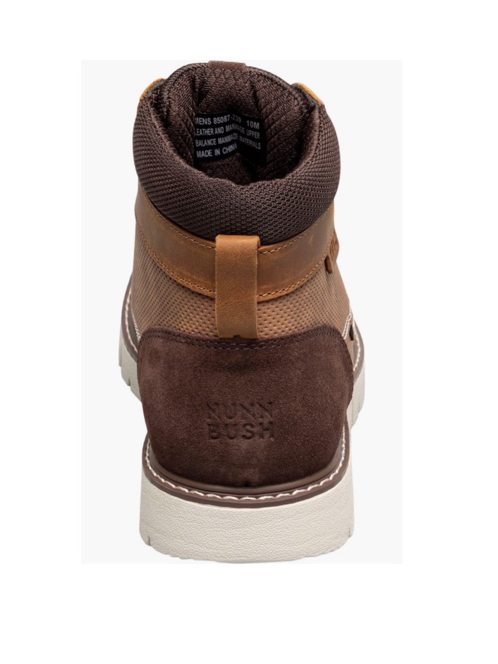 Nunn Bush Karnak Water Resistant Moc Toe Boots Tan Ch Men’s Size 12 - Picture 7 of 14